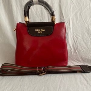 Red design bag